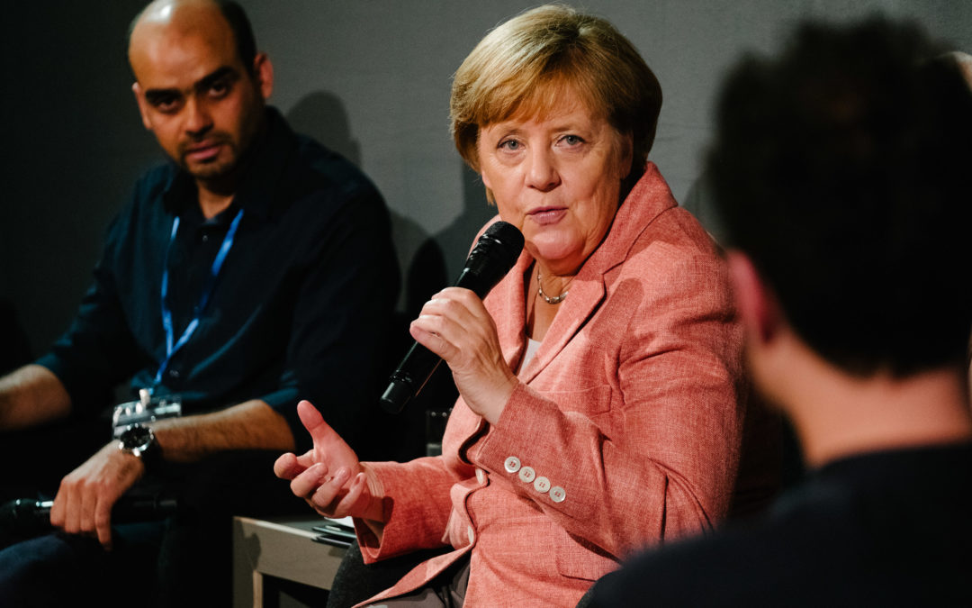 Angela Merkel zu Besuch bei Kiron